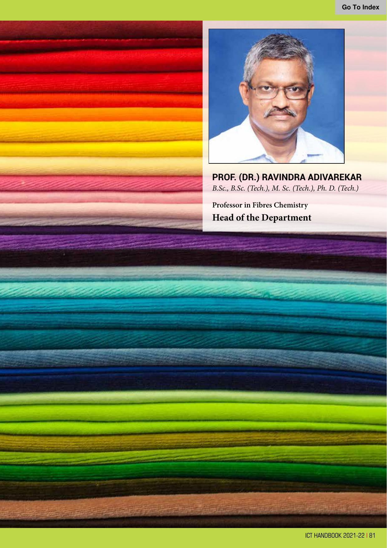 Institute of Chemical Technology (ICT), Mumbai Prospectus 2021-22 - Page 81