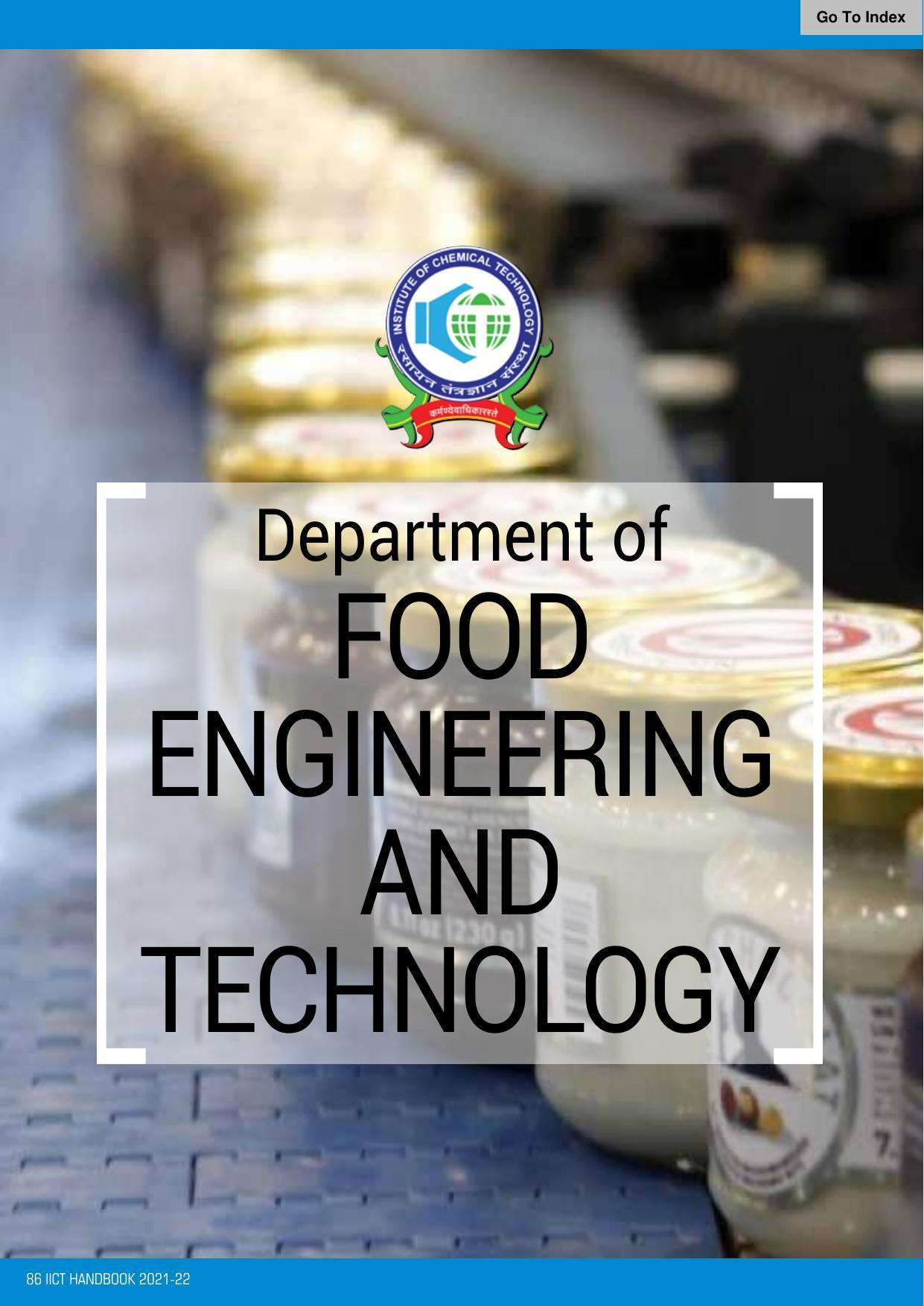 Institute of Chemical Technology (ICT), Mumbai Prospectus 2021-22 - Page 86