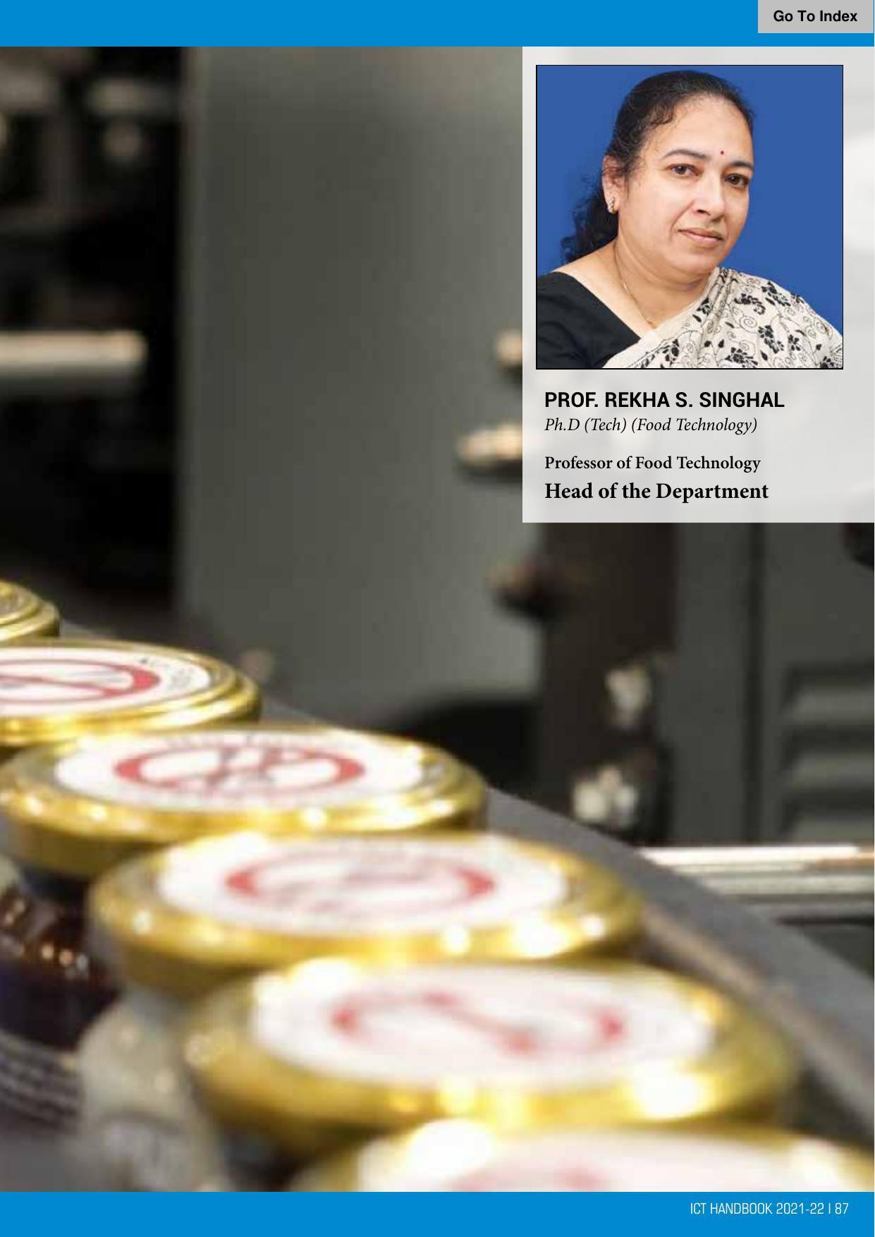 Institute of Chemical Technology (ICT), Mumbai Prospectus 2021-22 - Page 87