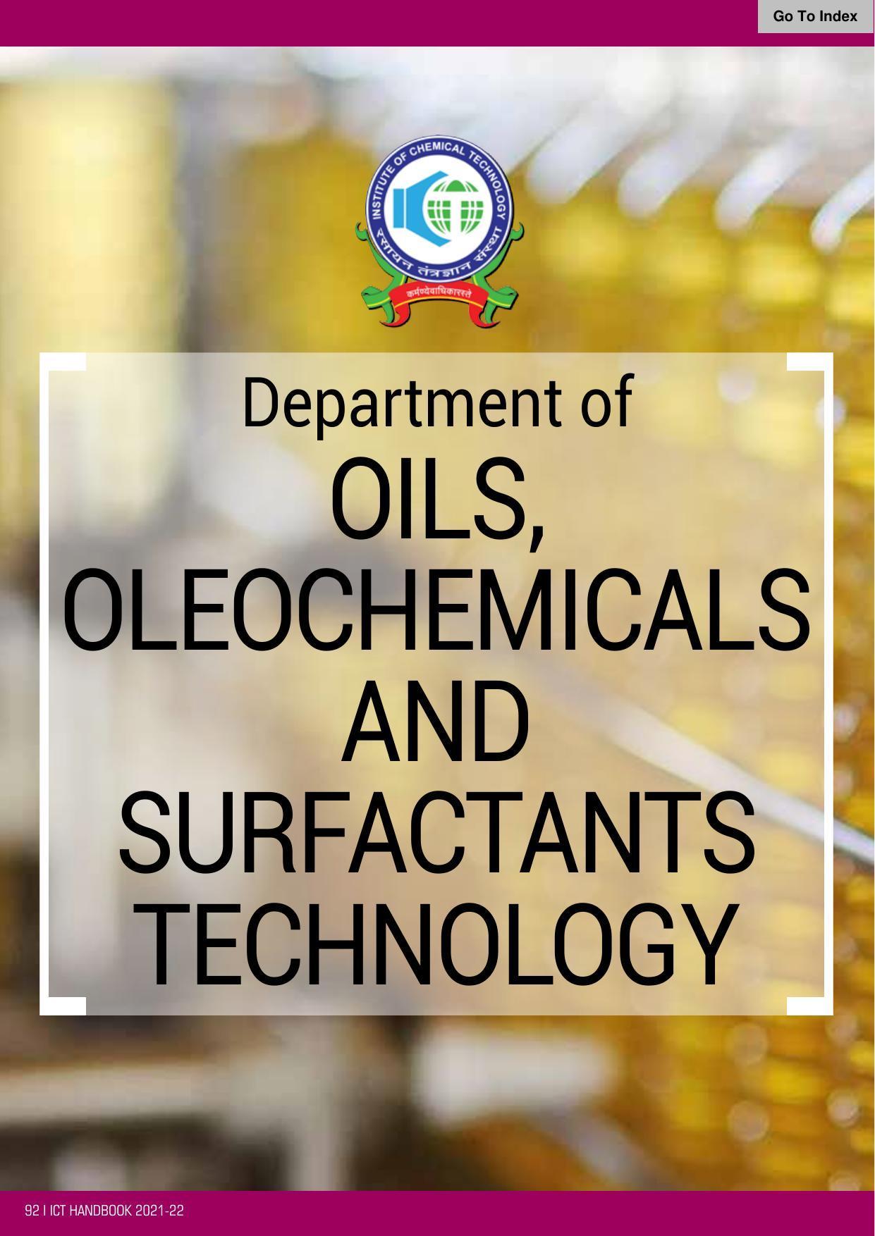 Institute of Chemical Technology (ICT), Mumbai Prospectus 2021-22 - Page 92