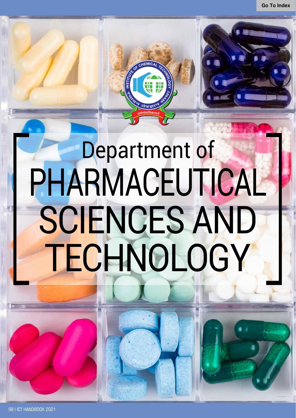 Institute of Chemical Technology (ICT), Mumbai Prospectus 2021-22 - Page 98