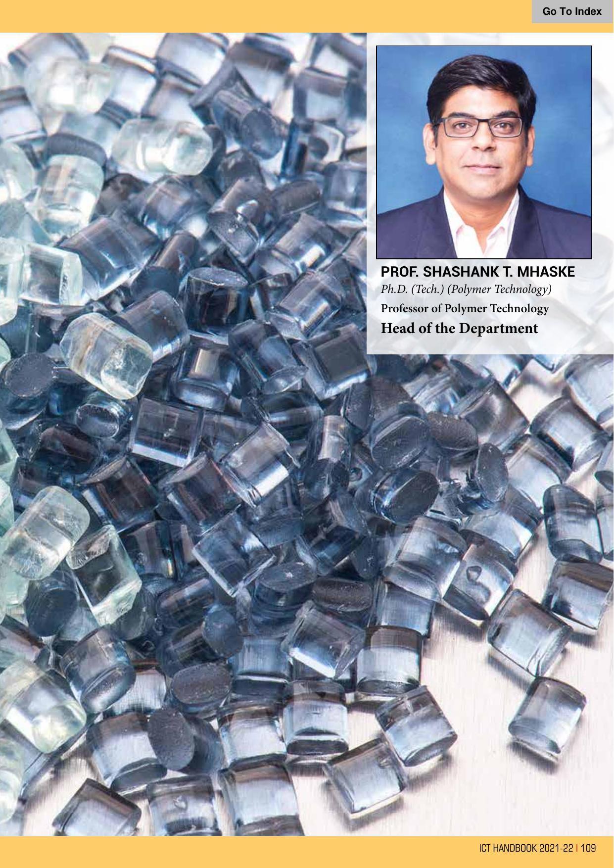 Institute of Chemical Technology (ICT), Mumbai Prospectus 2021-22 - Page 109