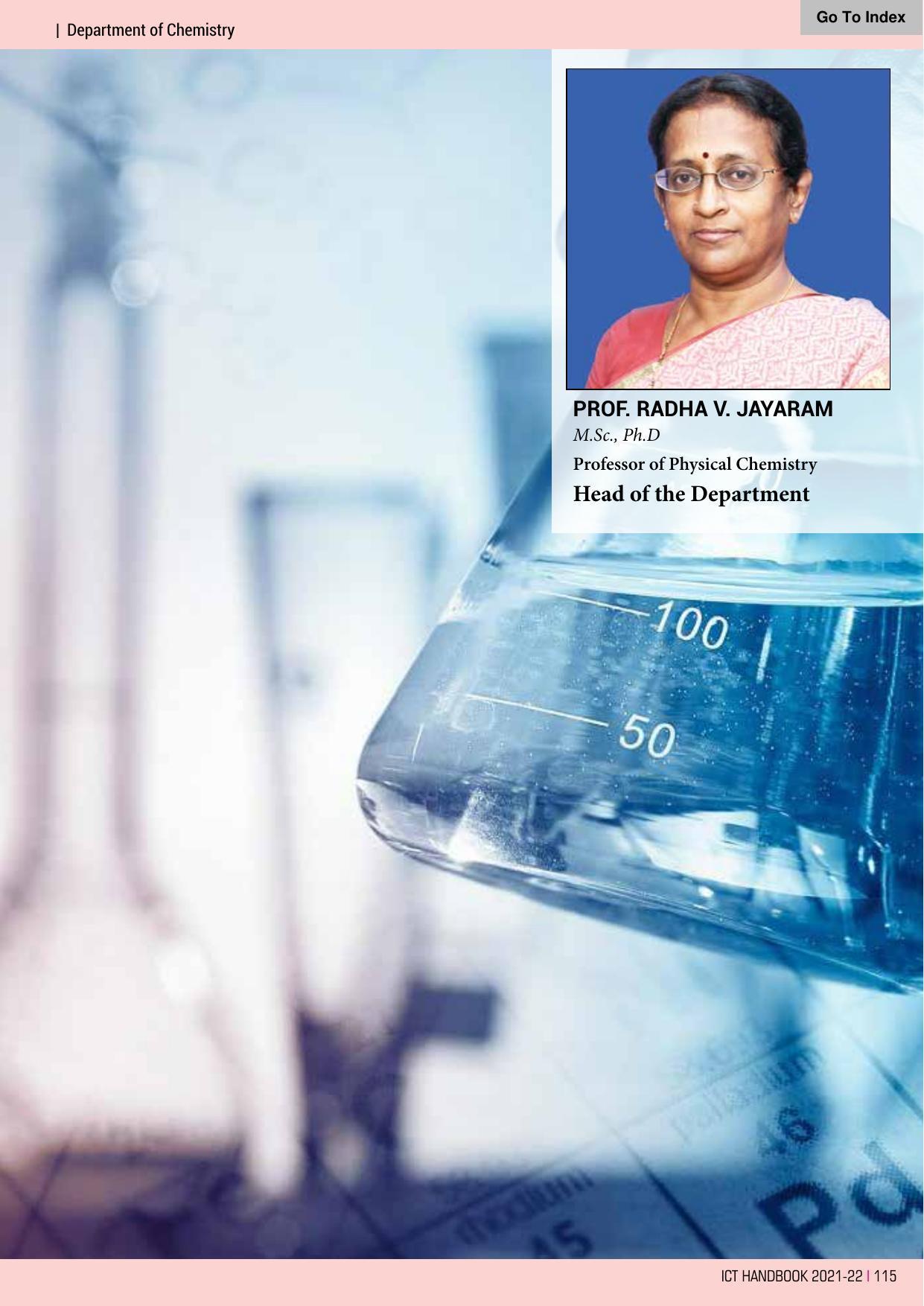 Institute of Chemical Technology (ICT), Mumbai Prospectus 2021-22 - Page 115