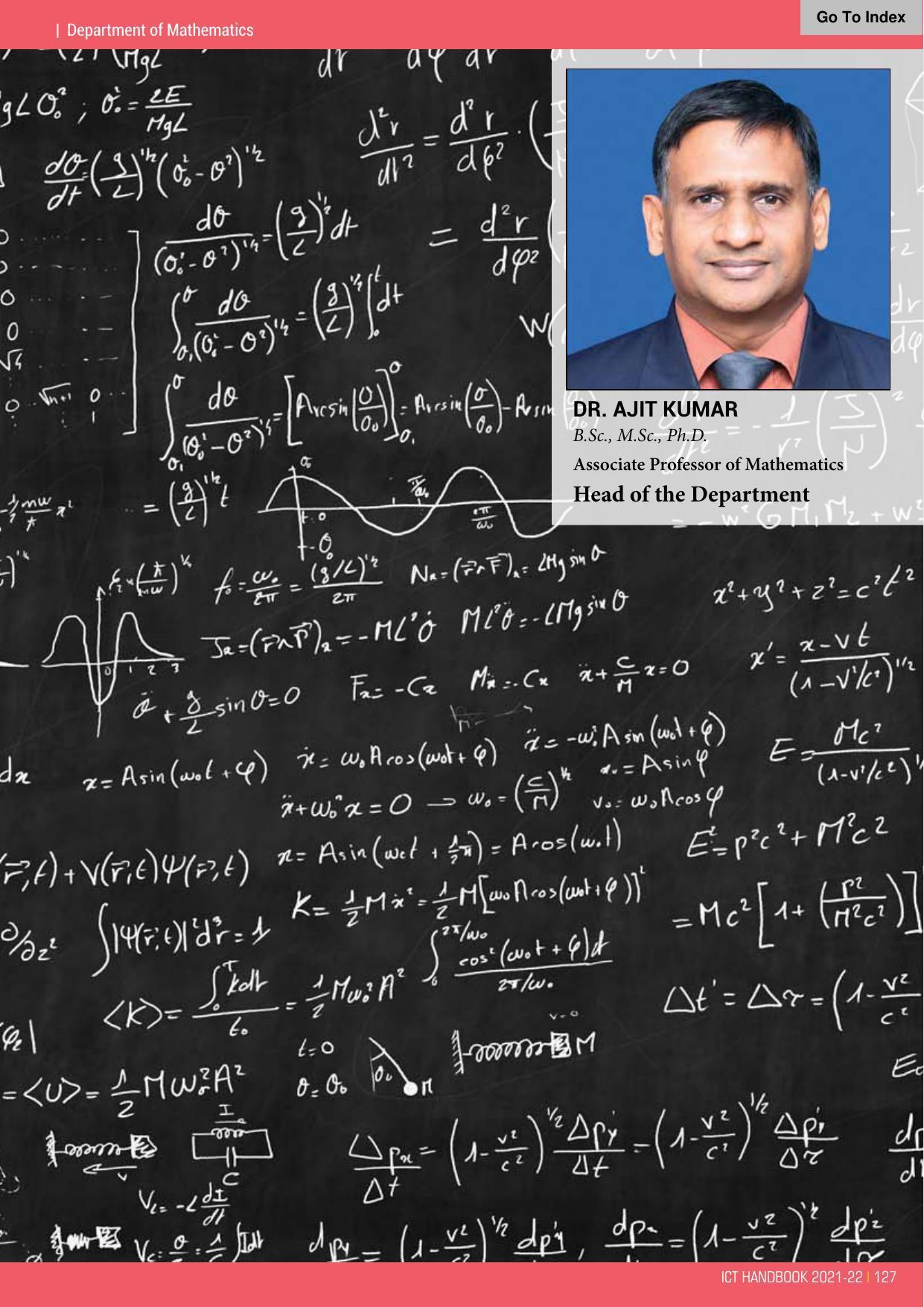 Institute of Chemical Technology (ICT), Mumbai Prospectus 2021-22 - Page 127