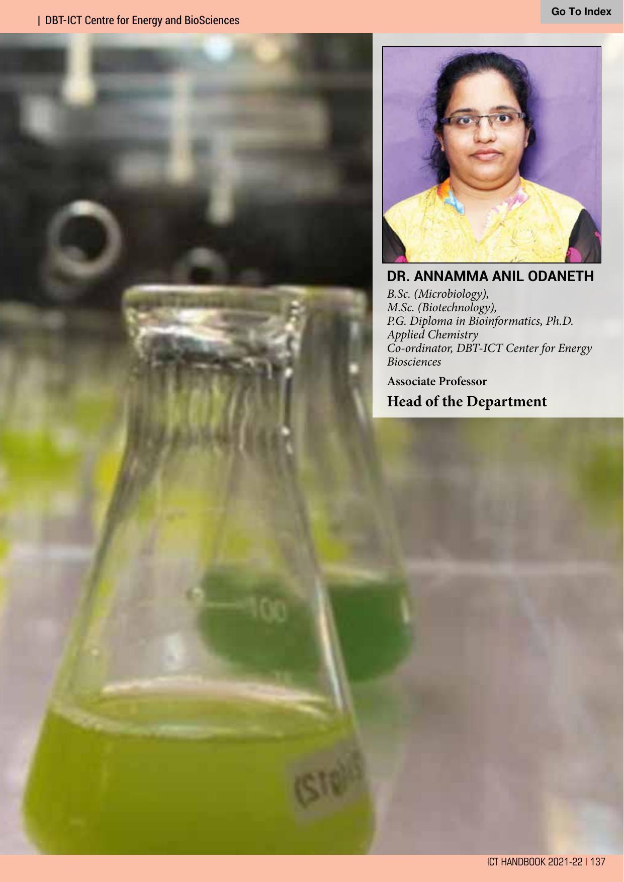 Institute of Chemical Technology (ICT), Mumbai Prospectus 2021-22 - Page 137