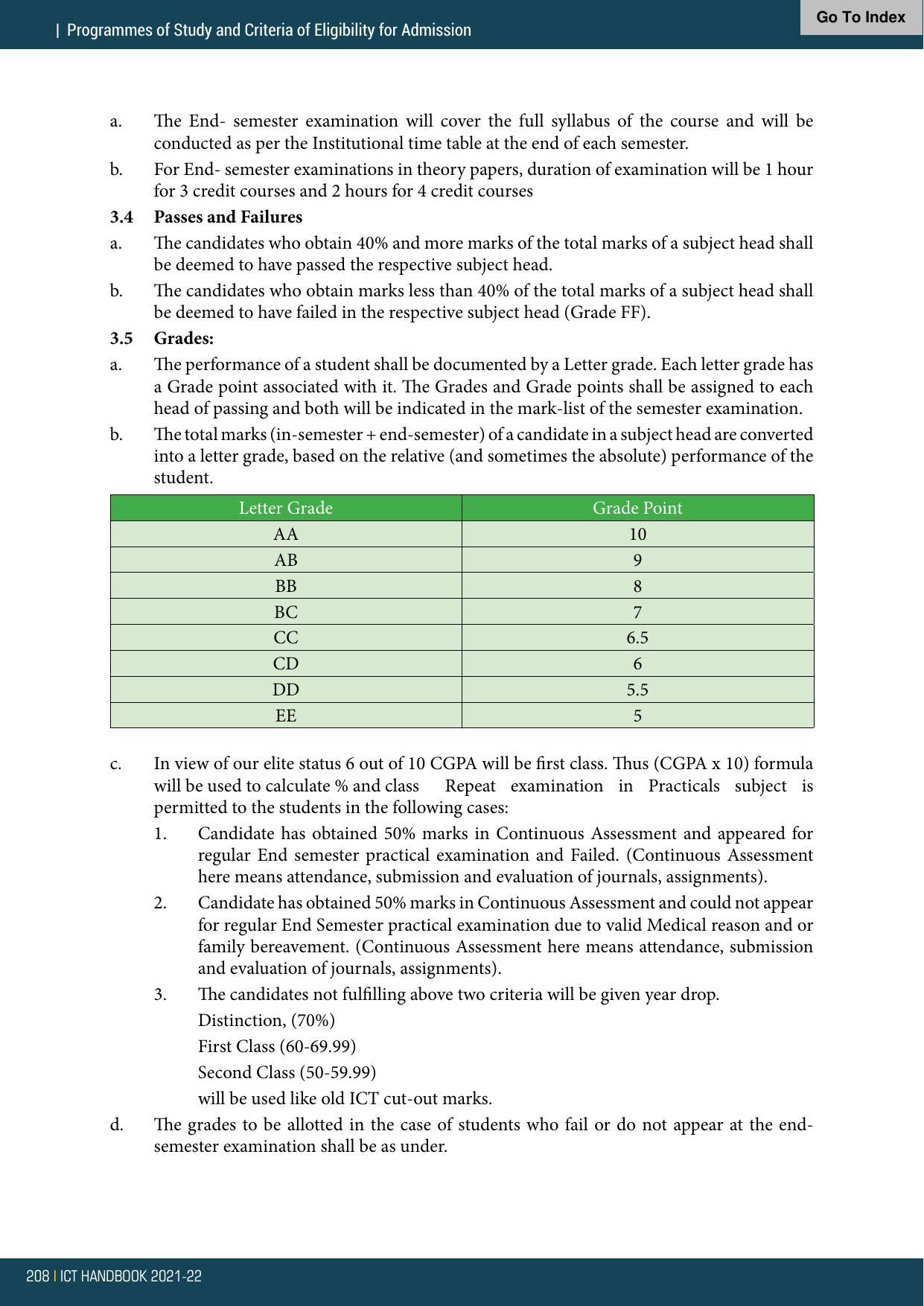 Institute of Chemical Technology (ICT), Mumbai Prospectus 2021-22 - Page 208