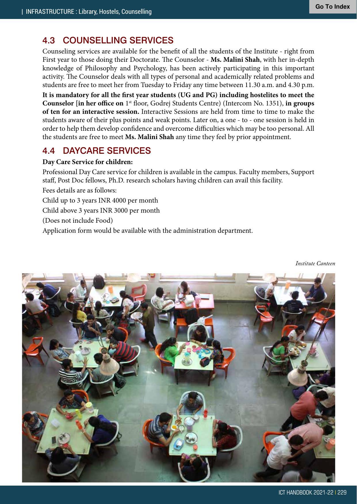 Institute of Chemical Technology (ICT), Mumbai Prospectus 2021-22 - Page 229