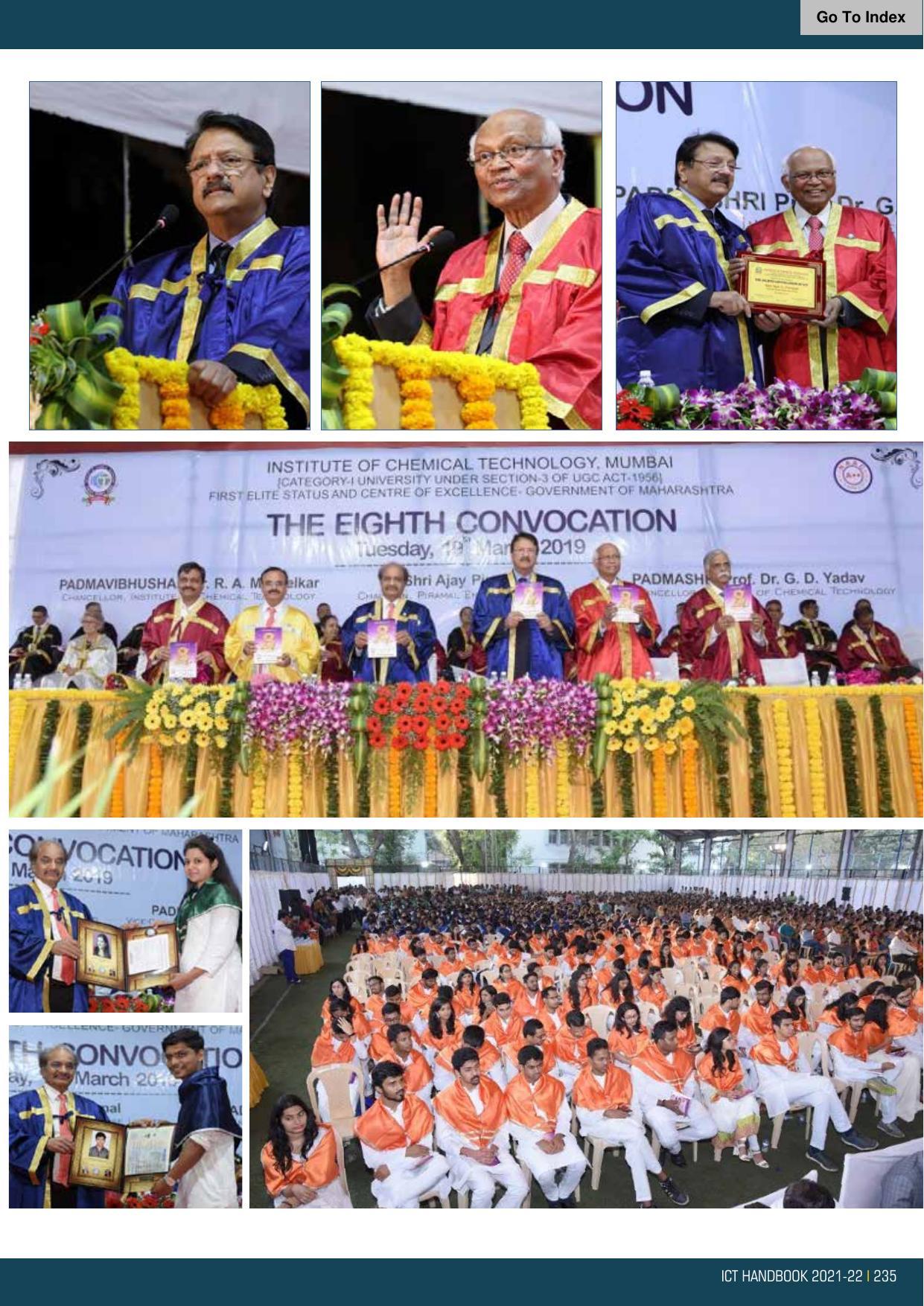 Institute of Chemical Technology (ICT), Mumbai Prospectus 2021-22 - Page 235