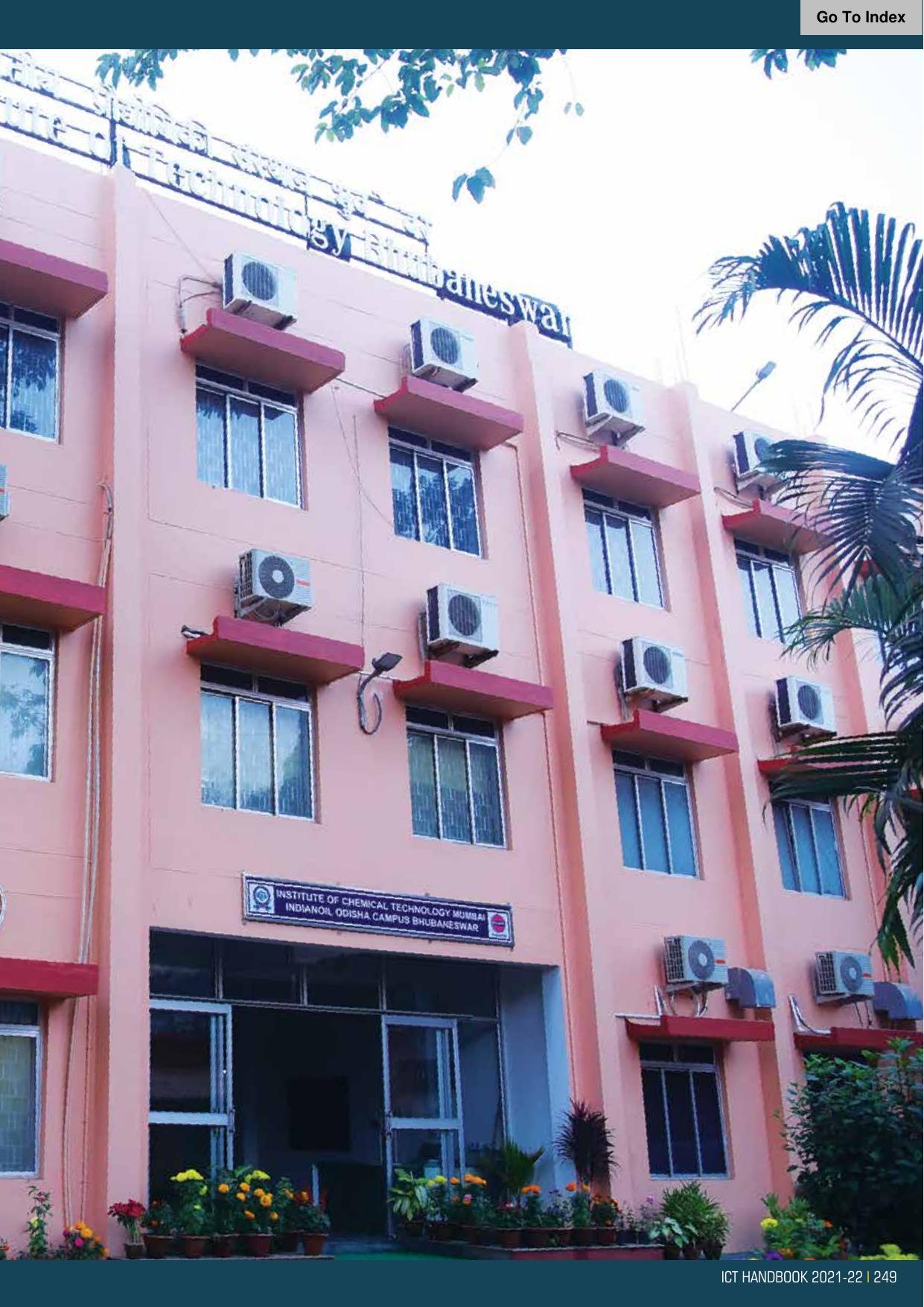 Institute of Chemical Technology (ICT), Mumbai Prospectus 2021-22 - Page 249