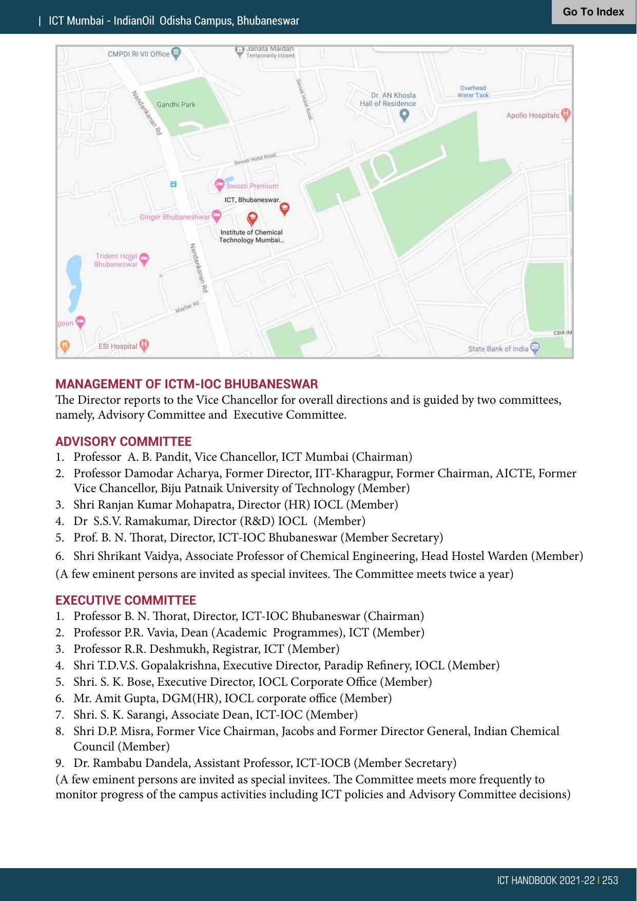 Institute of Chemical Technology (ICT), Mumbai Prospectus 2021-22 - Page 253