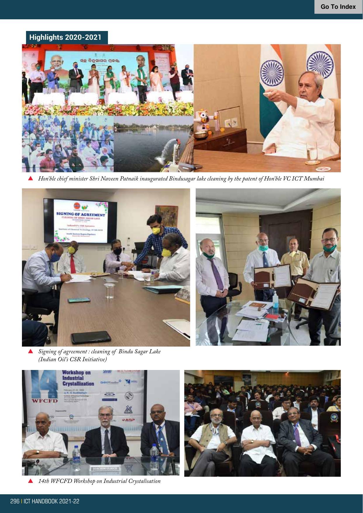 Institute of Chemical Technology (ICT), Mumbai Prospectus 2021-22 - Page 296