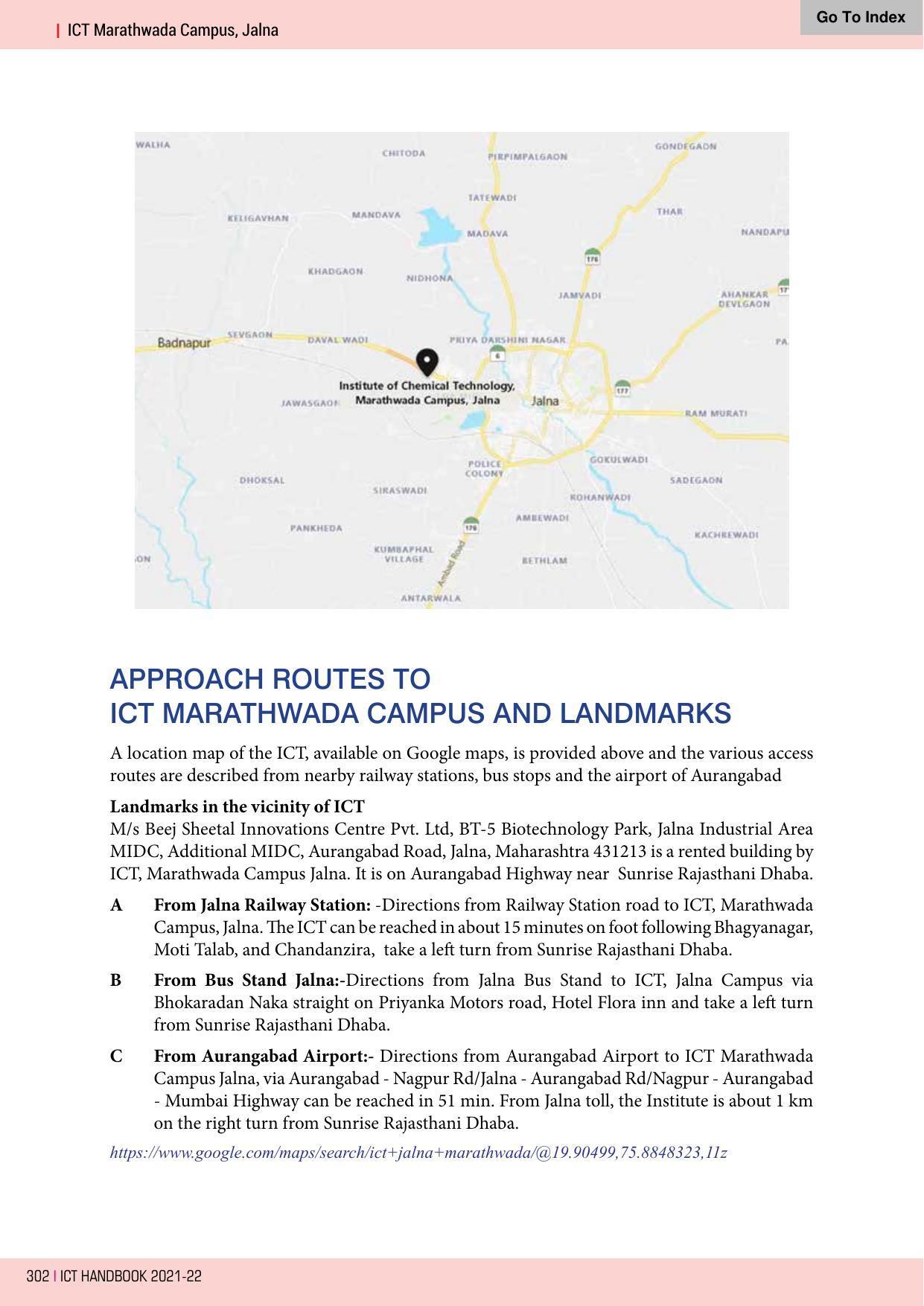 Institute of Chemical Technology (ICT), Mumbai Prospectus 2021-22 - Page 302