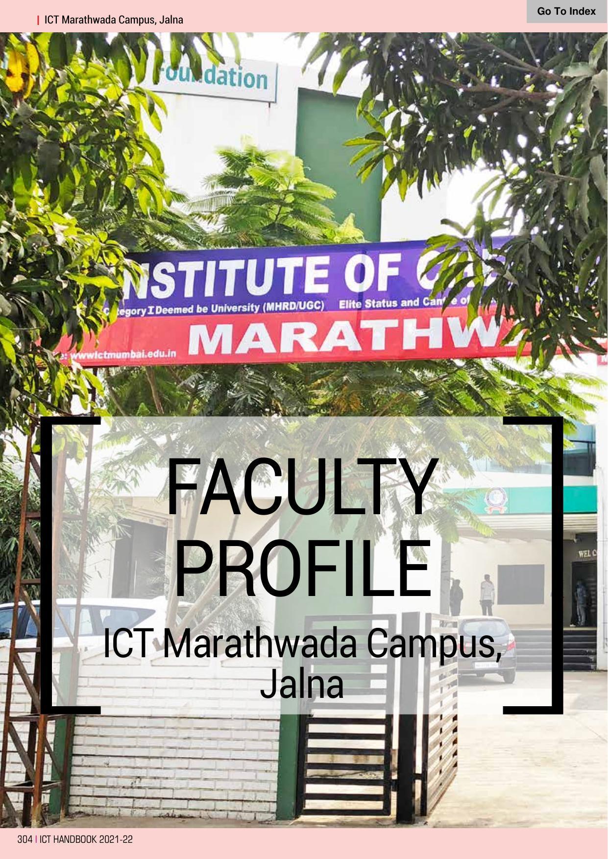 Institute of Chemical Technology (ICT), Mumbai Prospectus 2021-22 - Page 304