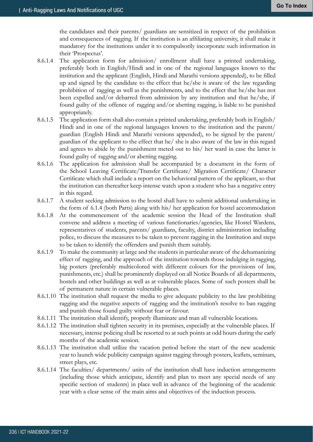 Institute of Chemical Technology (ICT), Mumbai Prospectus 2021-22 - Page 336