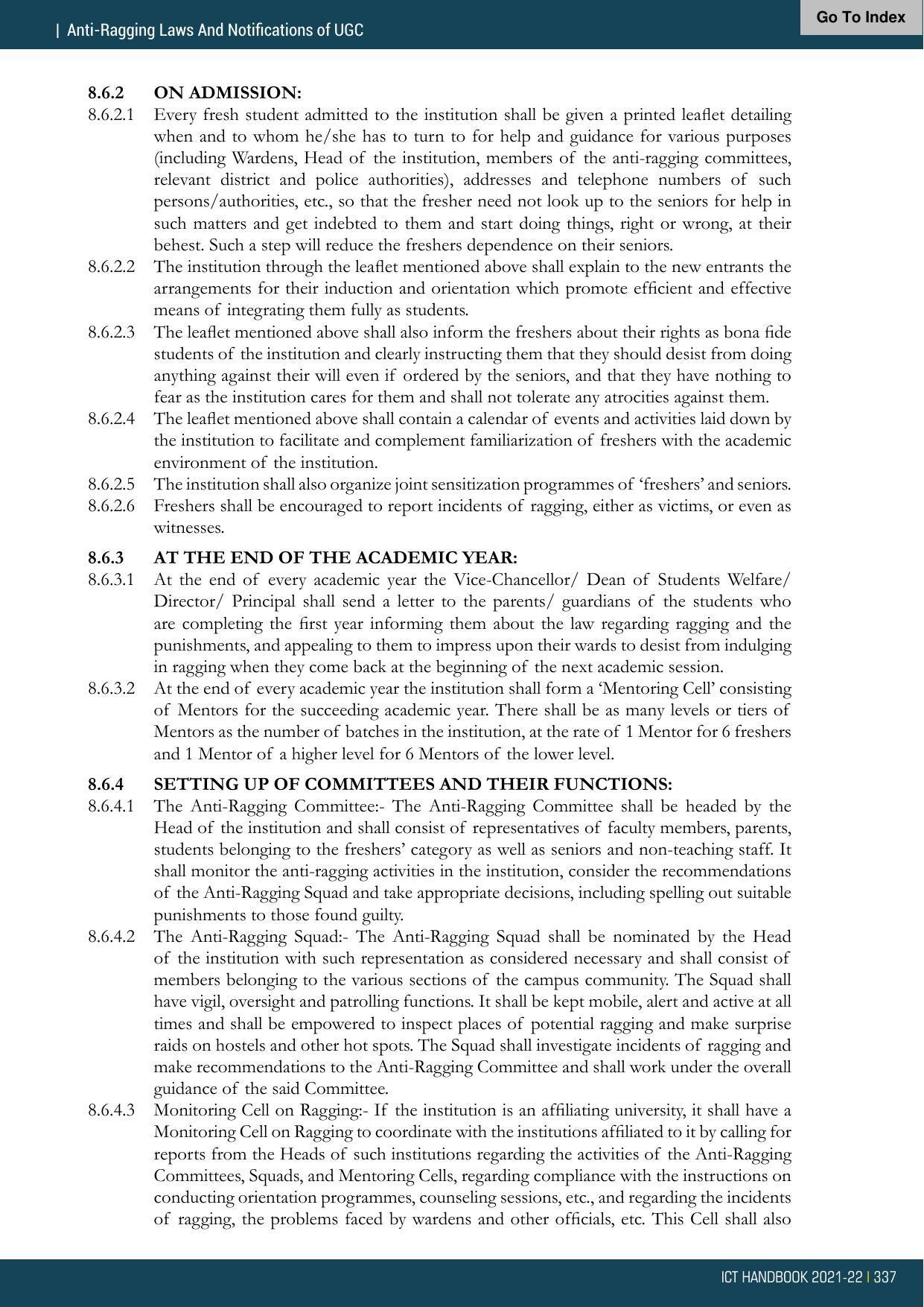 Institute of Chemical Technology (ICT), Mumbai Prospectus 2021-22 - Page 337