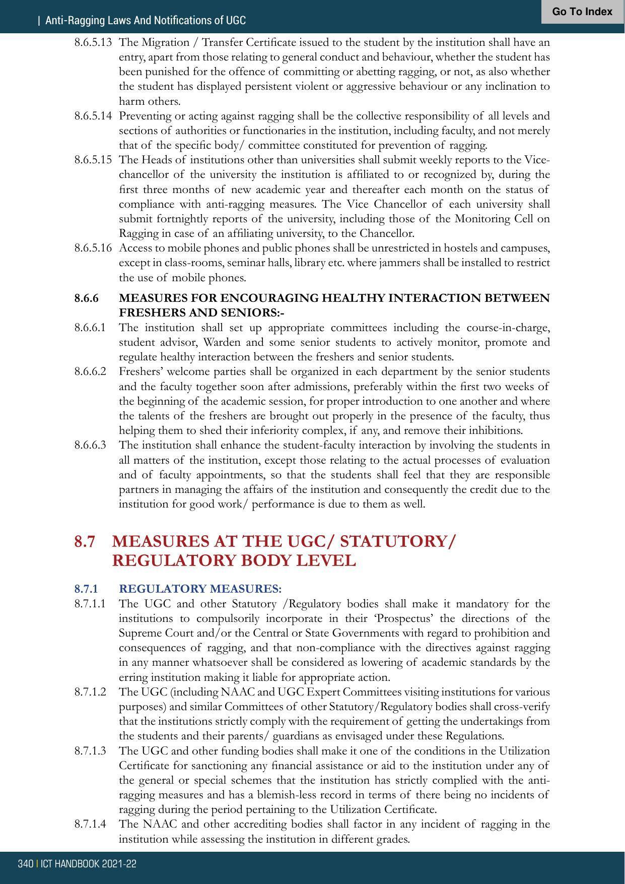 Institute of Chemical Technology (ICT), Mumbai Prospectus 2021-22 - Page 340