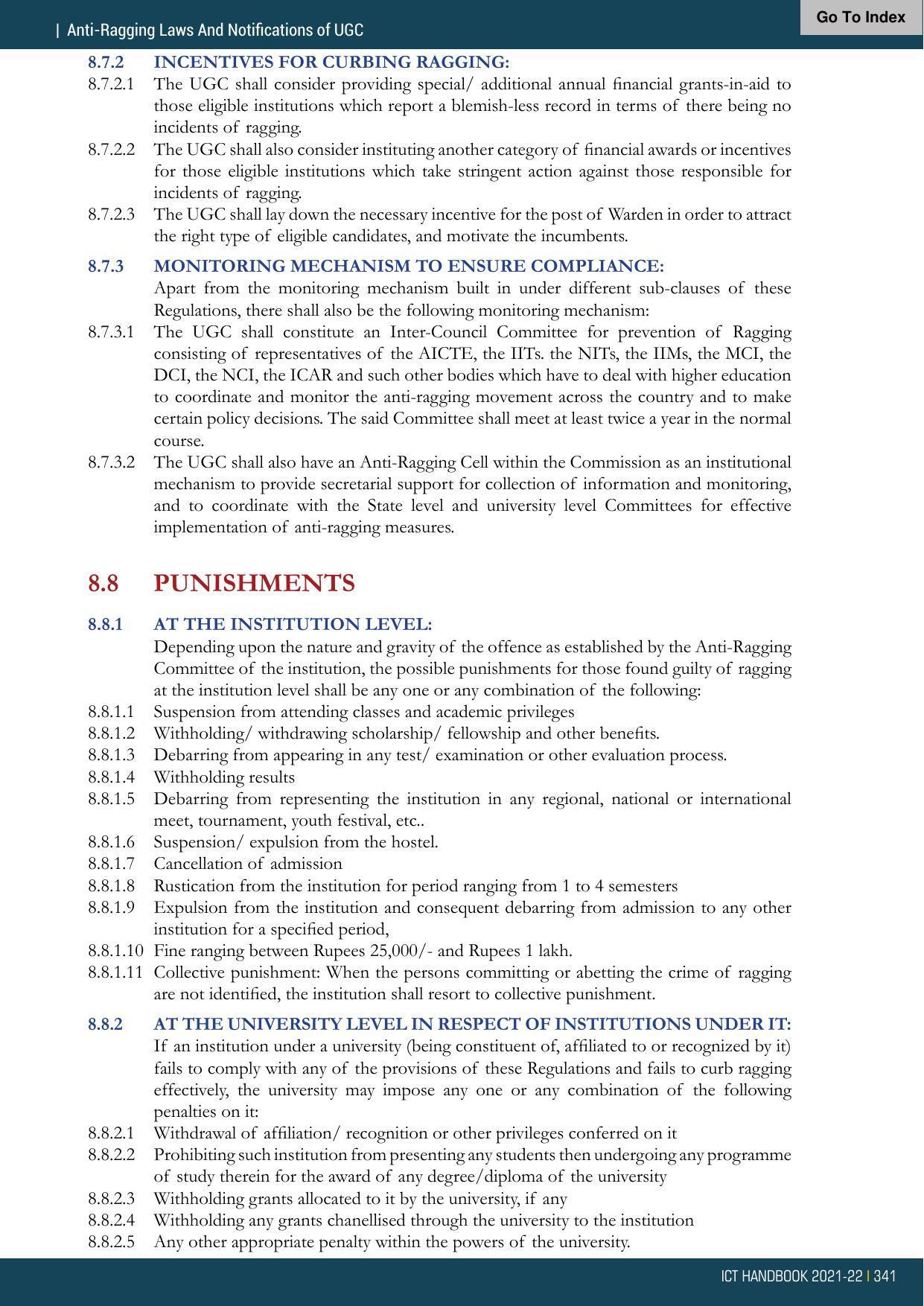 Institute of Chemical Technology (ICT), Mumbai Prospectus 2021-22 - Page 341
