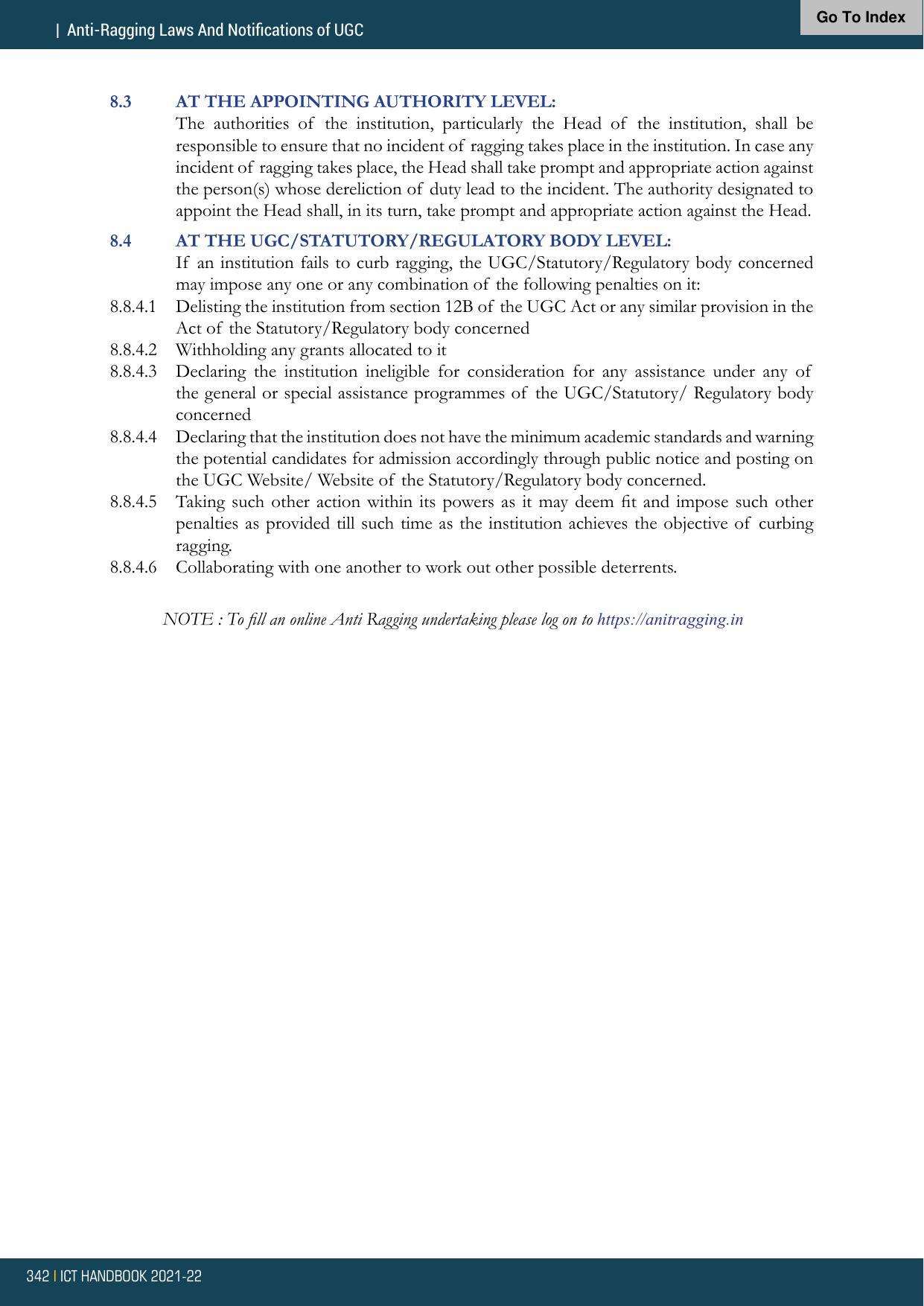 Institute of Chemical Technology (ICT), Mumbai Prospectus 2021-22 - Page 342
