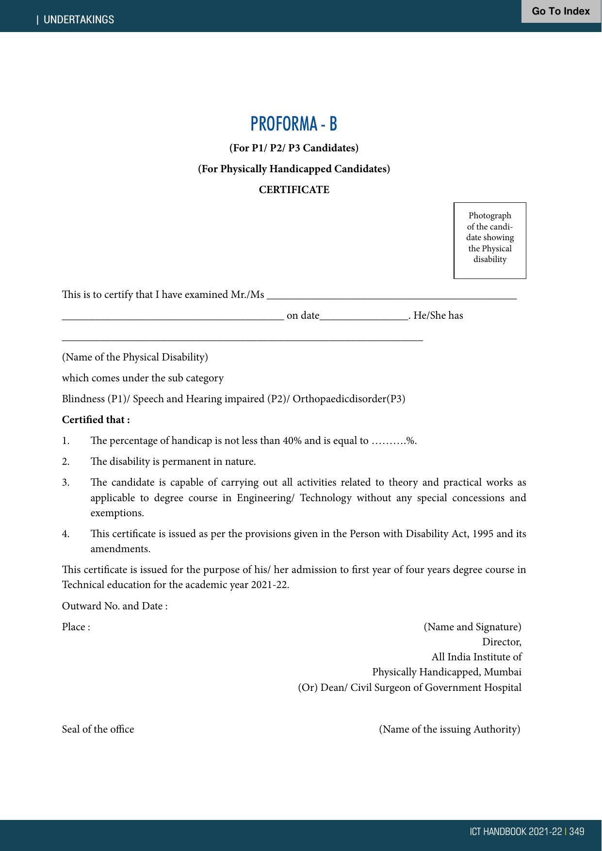 Institute of Chemical Technology (ICT), Mumbai Prospectus 2021-22 - Page 349
