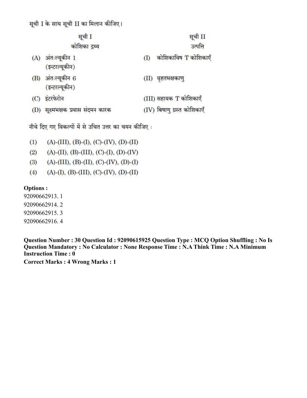 CUET PG 2023: MTQP08 – Nano Science/Nano Technology(HINDI) - Shift 3 (12-06-2023) Question Paper - Page 32