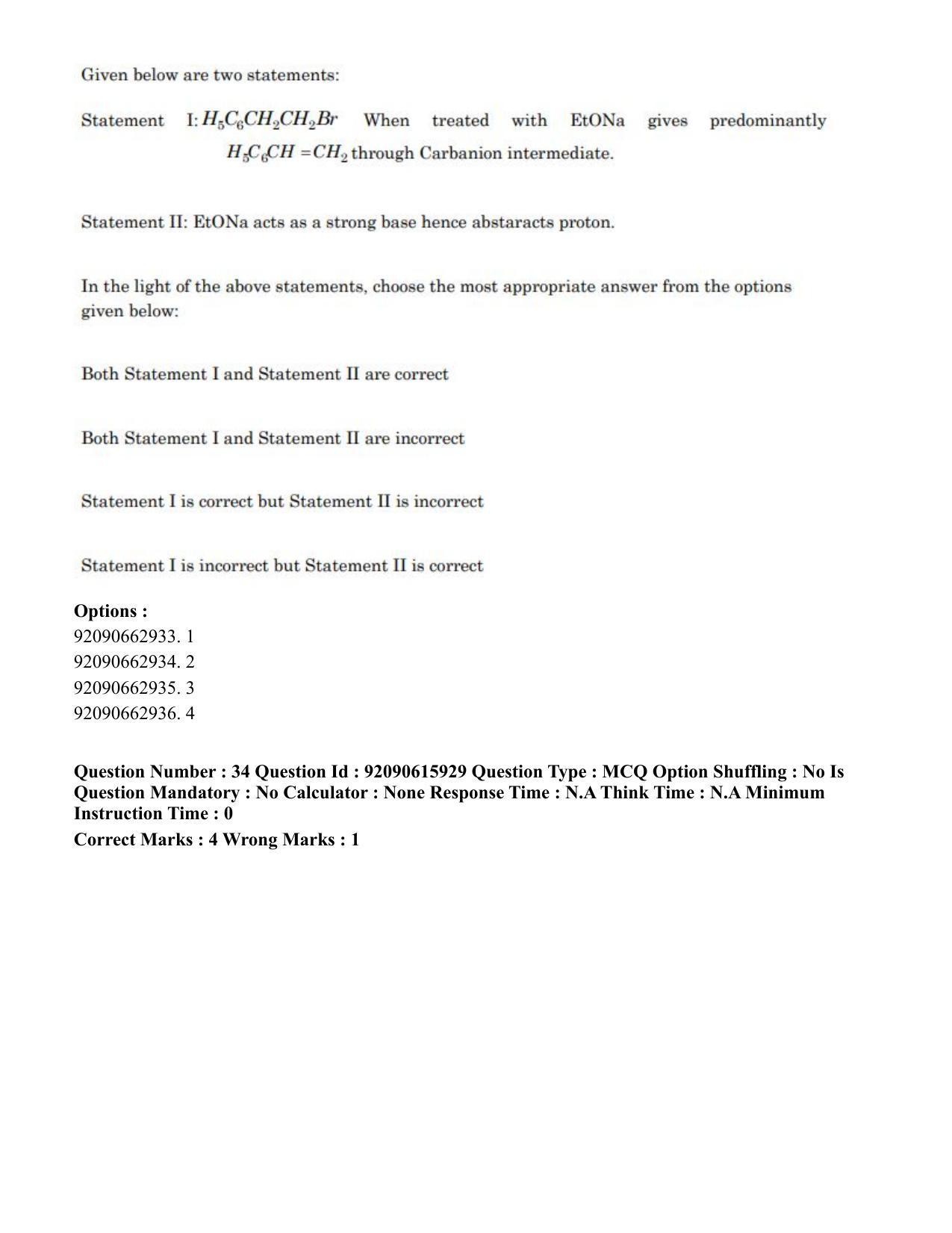 CUET PG 2023: MTQP08 – Nano Science/Nano Technology(HINDI) - Shift 3 (12-06-2023) Question Paper - Page 40
