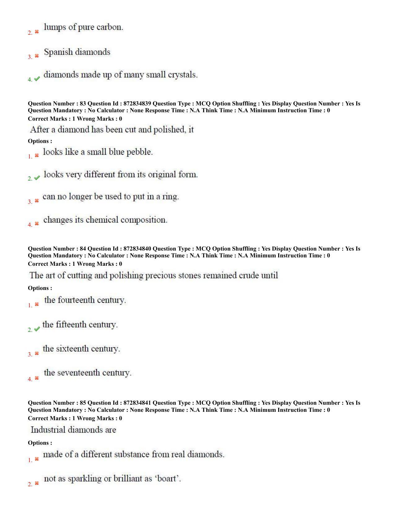 TS EDCET: 26th July 2022 Shift 2 Question Paper and Answer Key - Page 39