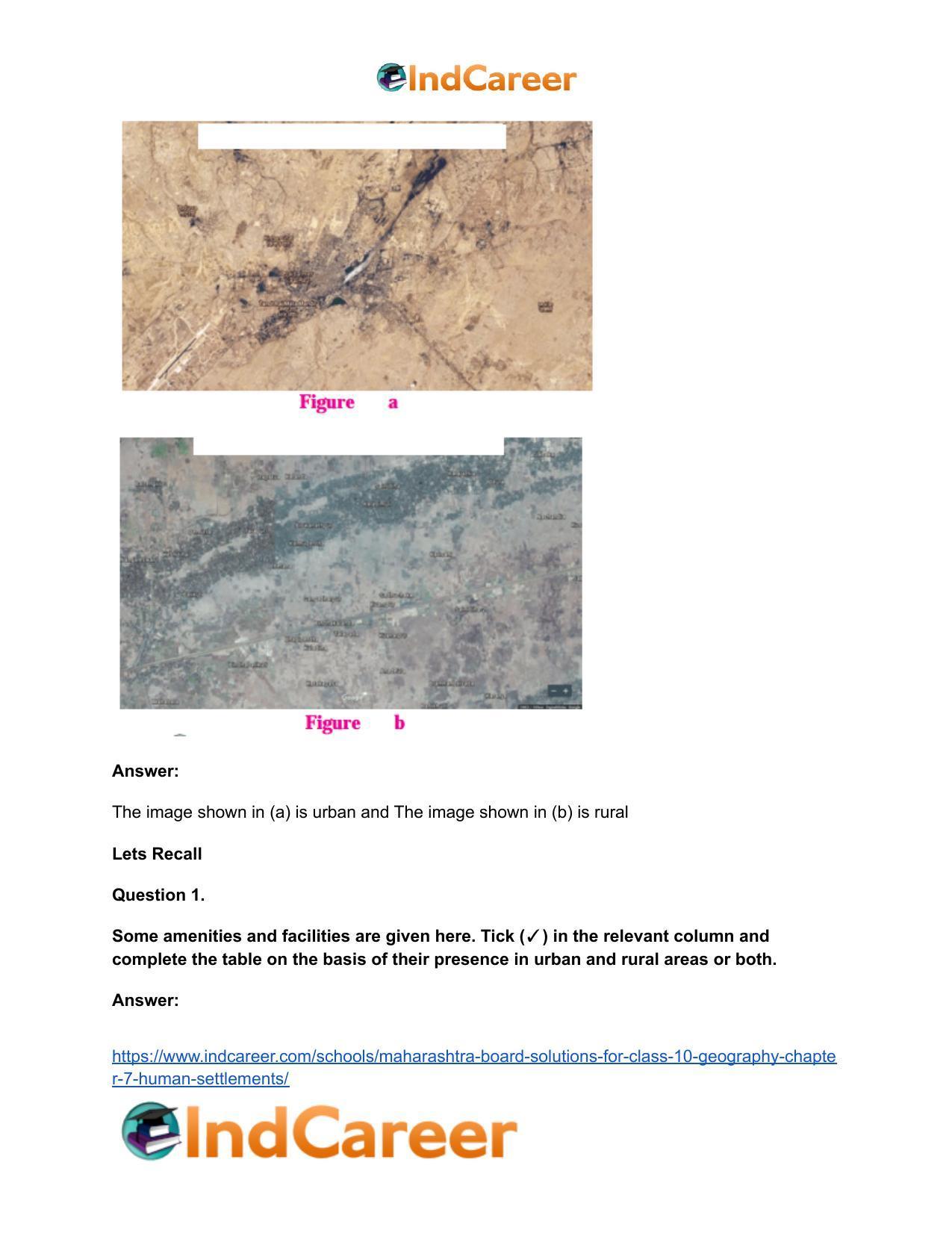Maharashtra Board Solutions for Class 10- Geography: Chapter 7- Human Settlements - Page 10
