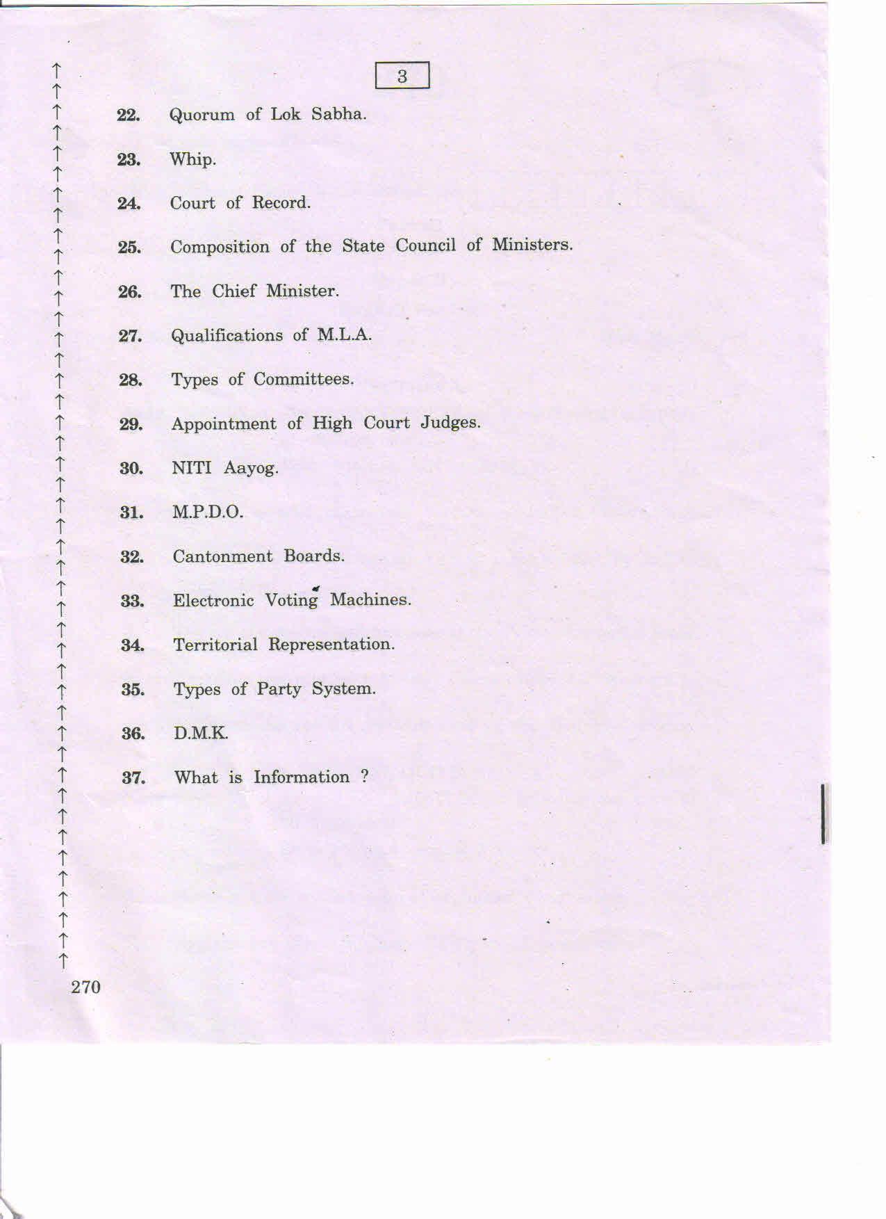 AP Inter 2nd Year CIVICS-II (EM) March-2020-General Question Paper - Page 3