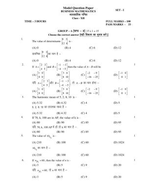 JAC Board Class 12th 2020 Commerce-set-1 II BMT-BST-ACT-ETP Model Paper