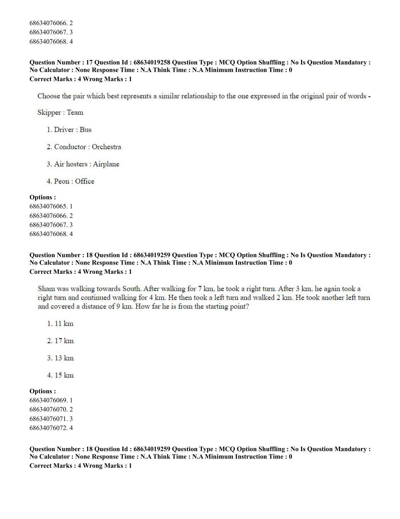 CUET PG 2023: SCQP23 – Pharmacy(ENG) - Shift 2 (13-06-2023) Question Paper - Page 17