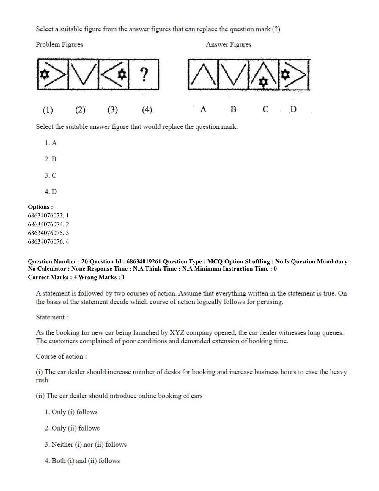 CUET PG 2023: SCQP23 – Pharmacy(ENG) - Shift 2 (13-06-2023) Question Paper - Page 19