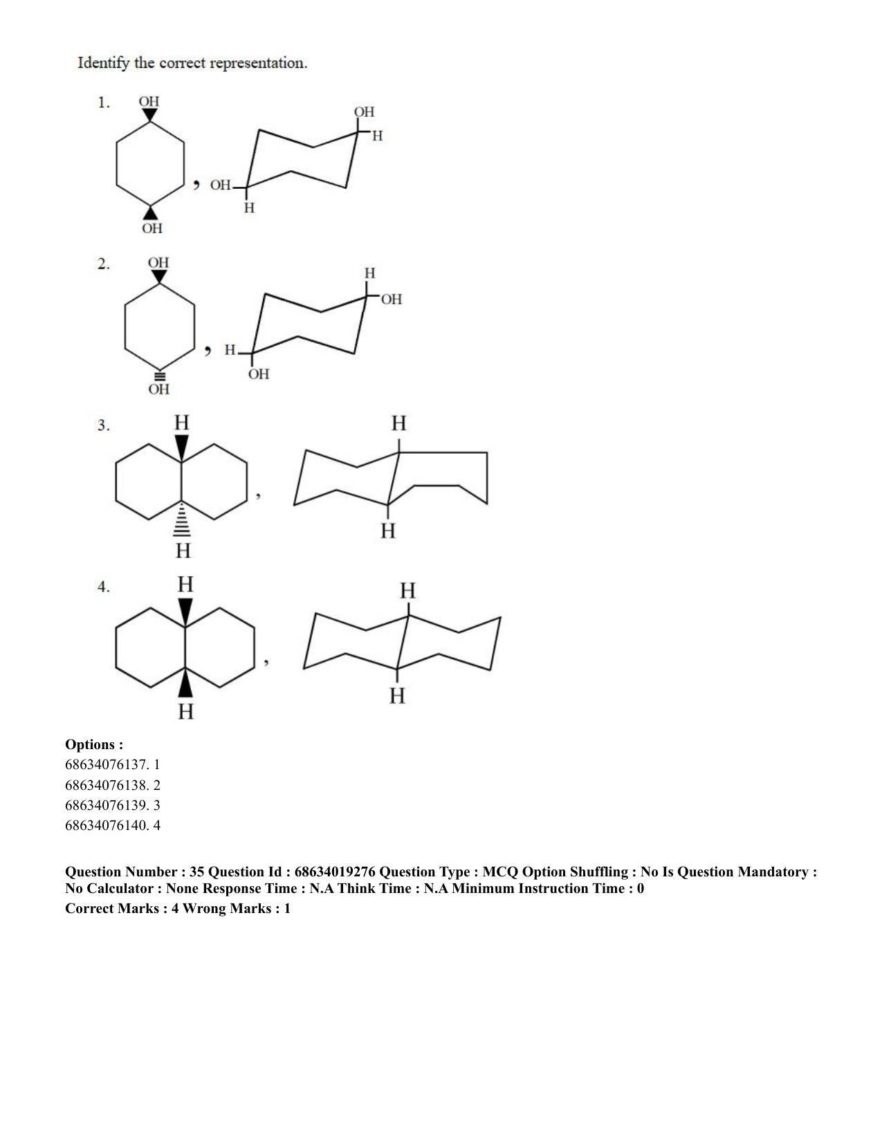 CUET PG 2023: SCQP23 – Pharmacy(ENG) - Shift 2 (13-06-2023) Question Paper - Page 35