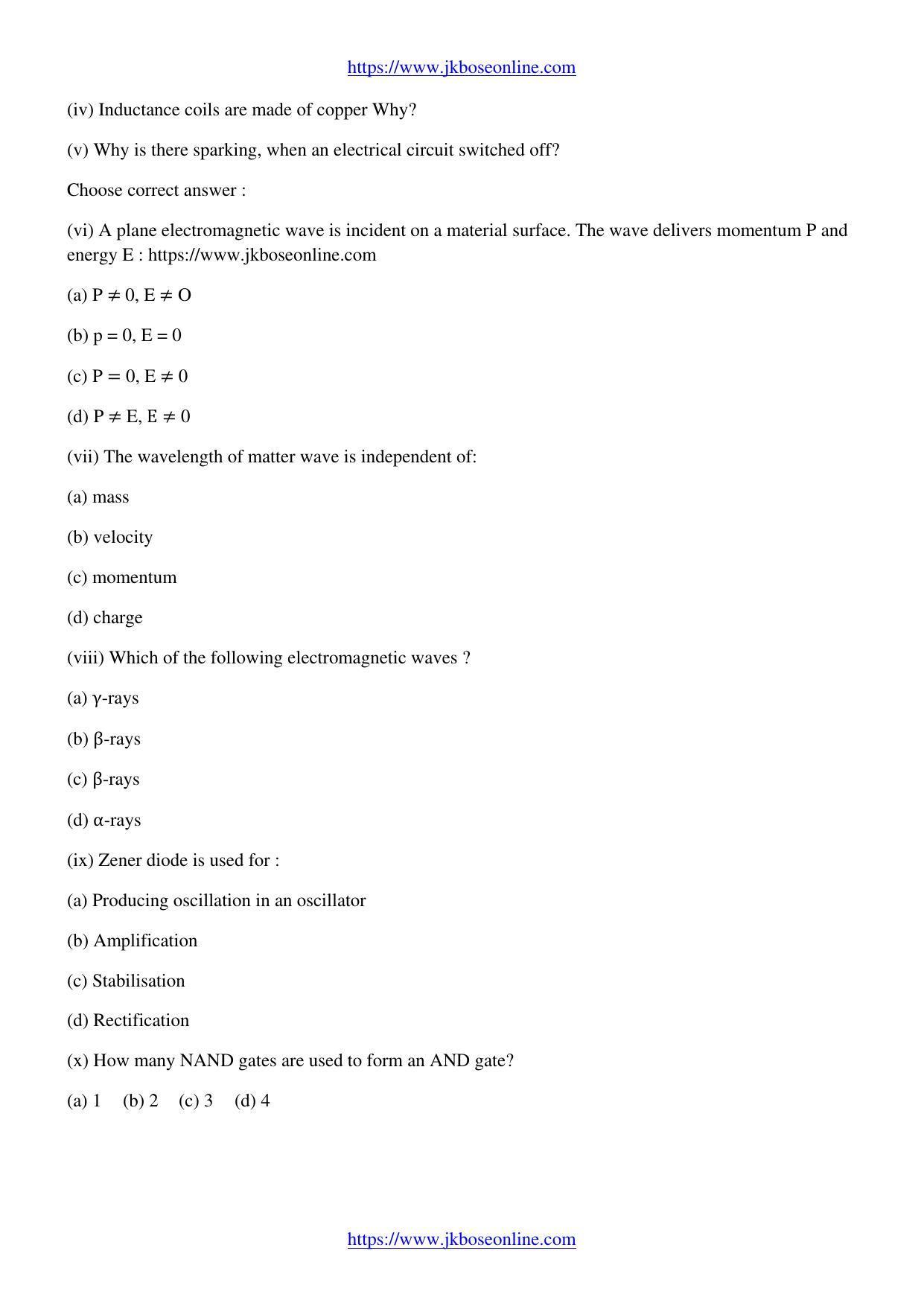 JKBOSE Class 12 Physics Question Papers 2011 (9317-C) - Page 3