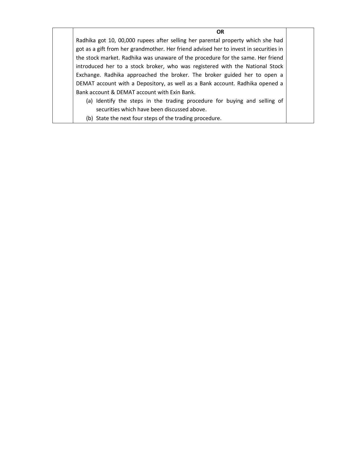CBSE Class 12 Business Studies Skill Education-Sample Paper 2019-20 - Page 6