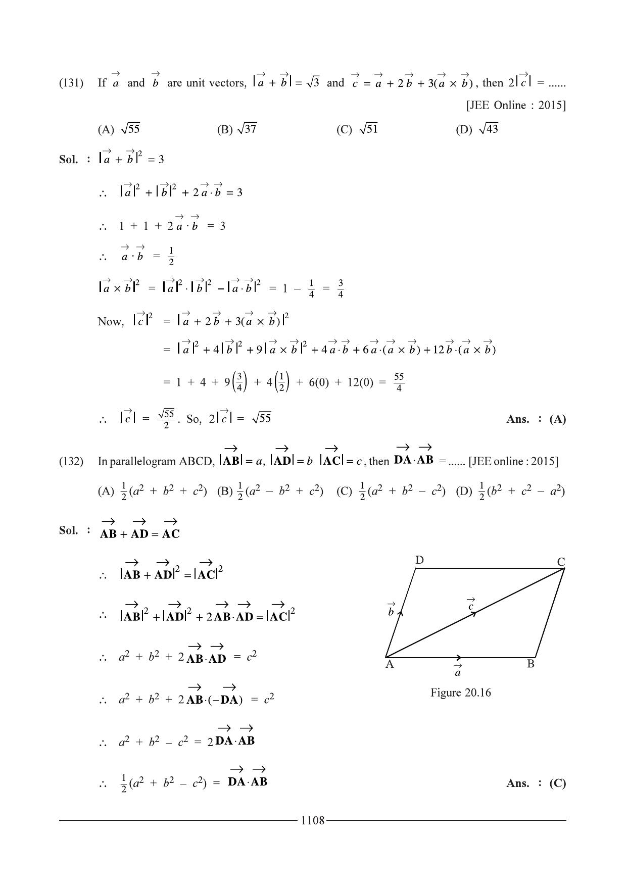 GSEB HSC Maths 1 Question Paper - Chapter 20 - Page 68