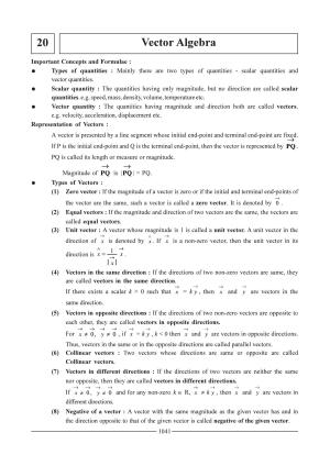 GSEB HSC Maths 1 Question Paper - Chapter 20
