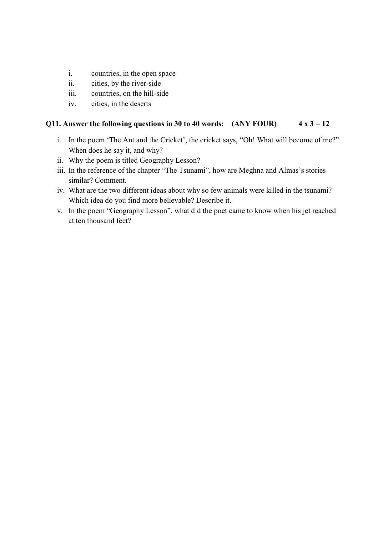 Edudel Class 8 English Sample Question Paper - Page 6