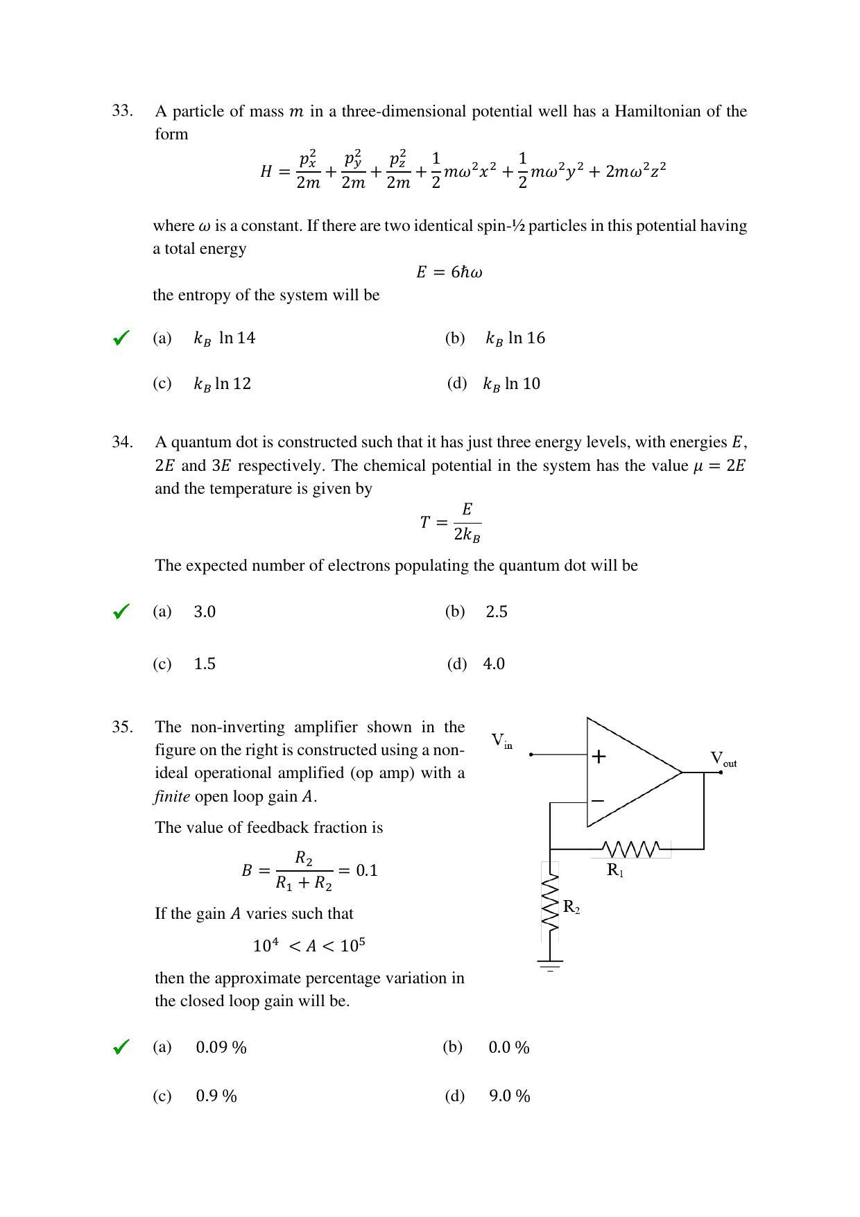 TIFR GS 2022 Physics Question Paper - Page 12
