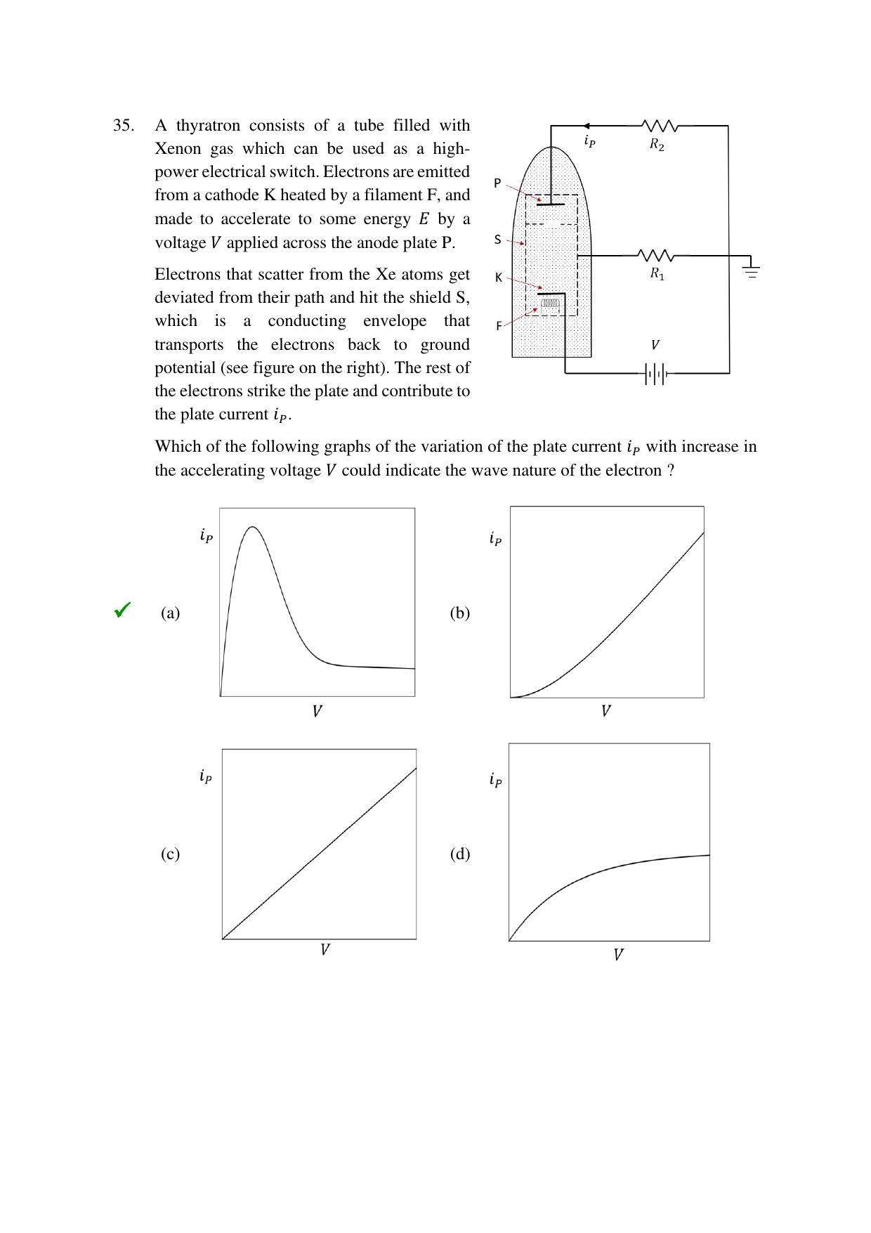 TIFR GS 2022 Physics Question Paper - Page 19