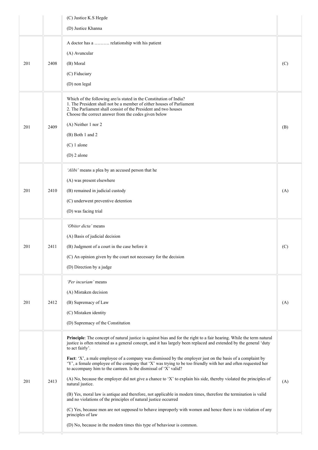 CUSAT CAT 2018 5 Year LLB Final Question Paper - Page 2