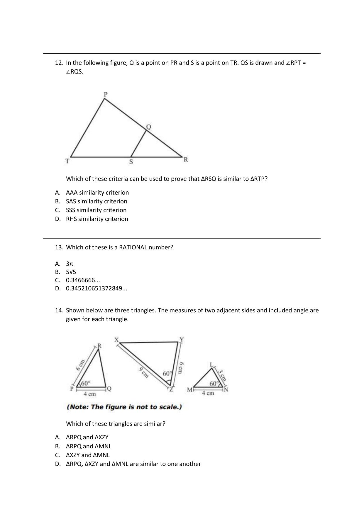 CBSE Class 10 Mathematics (Standard) Practice Questions 2021-22 - Page 5