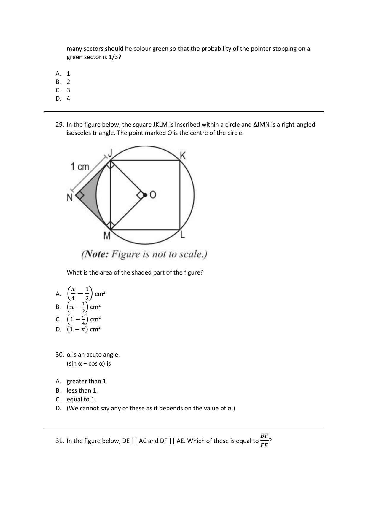 CBSE Class 10 Mathematics (Standard) Practice Questions 2021-22 - Page 11