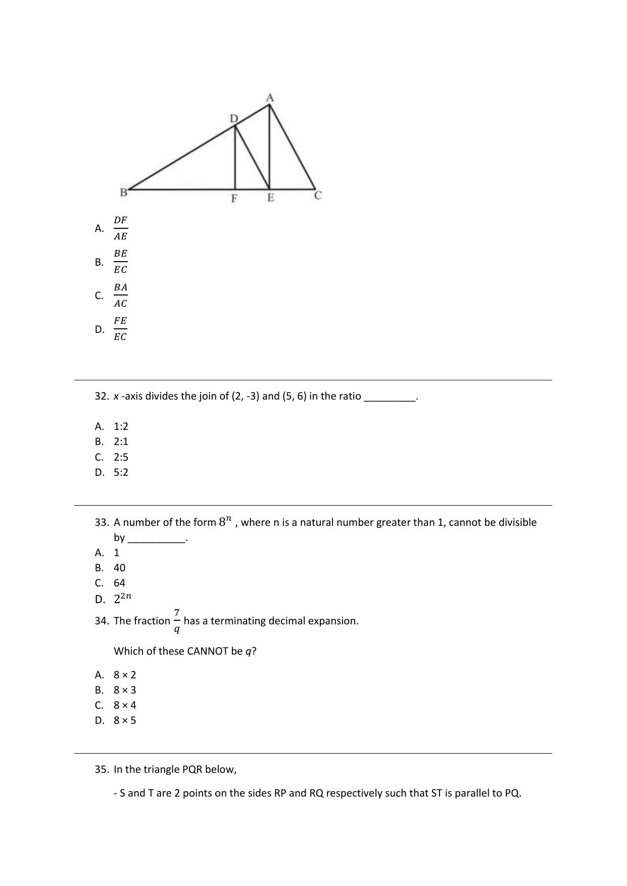 CBSE Class 10 Mathematics (Standard) Practice Questions 2021-22 - Page 12