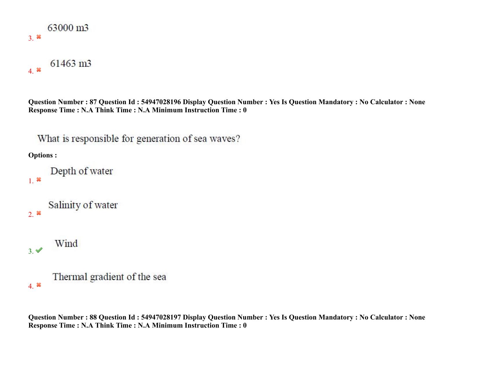 AP RCET 2022: Marine Engineering -  19-10-2022 (Wednesday) Session-I Question Paper With keys - Page 68