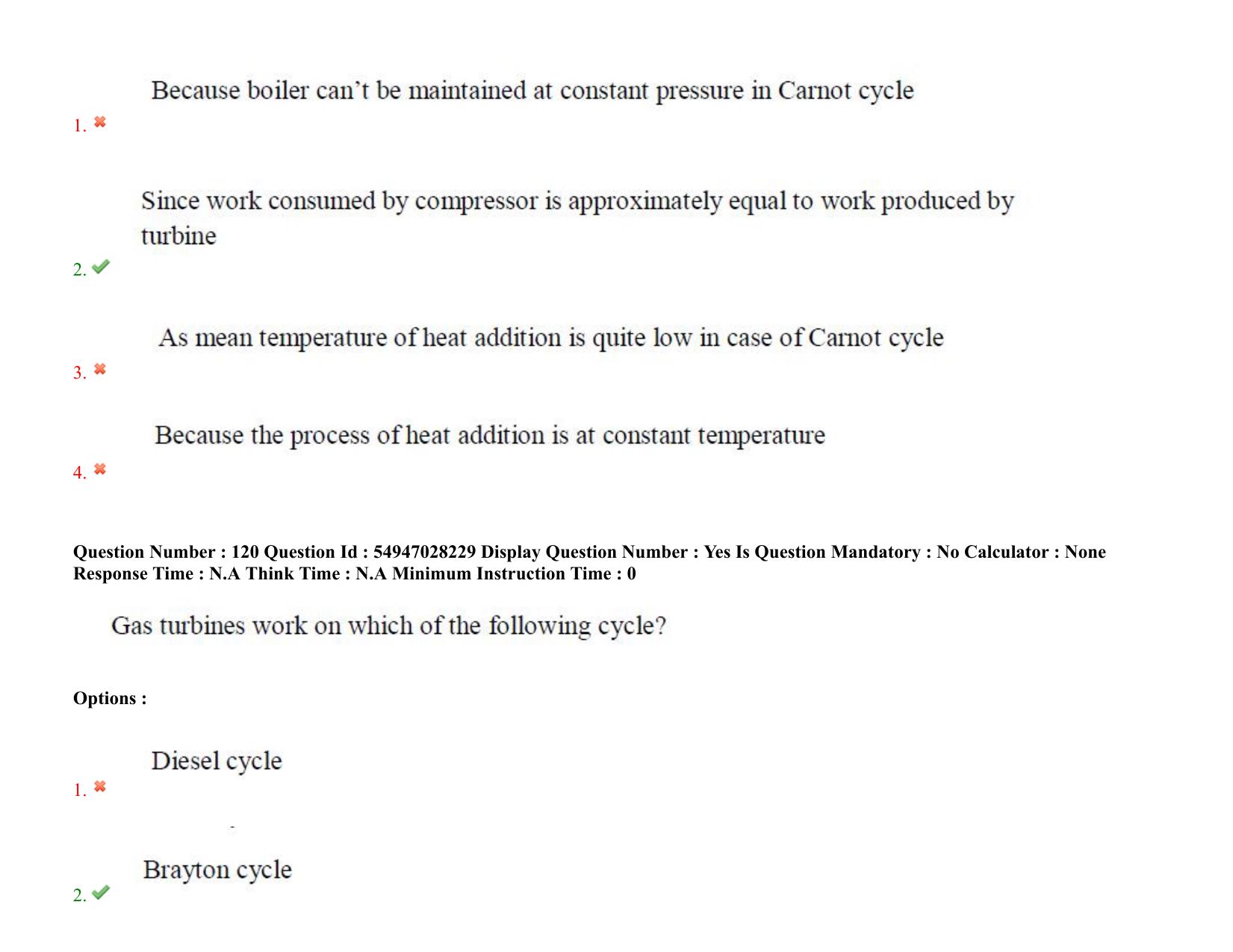 AP RCET 2022: Marine Engineering -  19-10-2022 (Wednesday) Session-I Question Paper With keys - Page 91