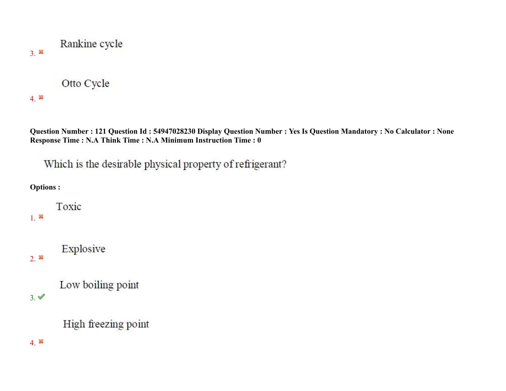 AP RCET 2022: Marine Engineering -  19-10-2022 (Wednesday) Session-I Question Paper With keys - Page 92
