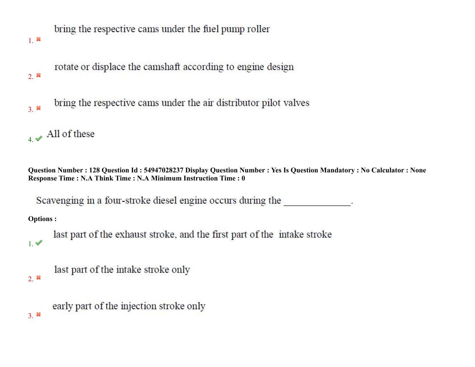 AP RCET 2022: Marine Engineering -  19-10-2022 (Wednesday) Session-I Question Paper With keys - Page 97