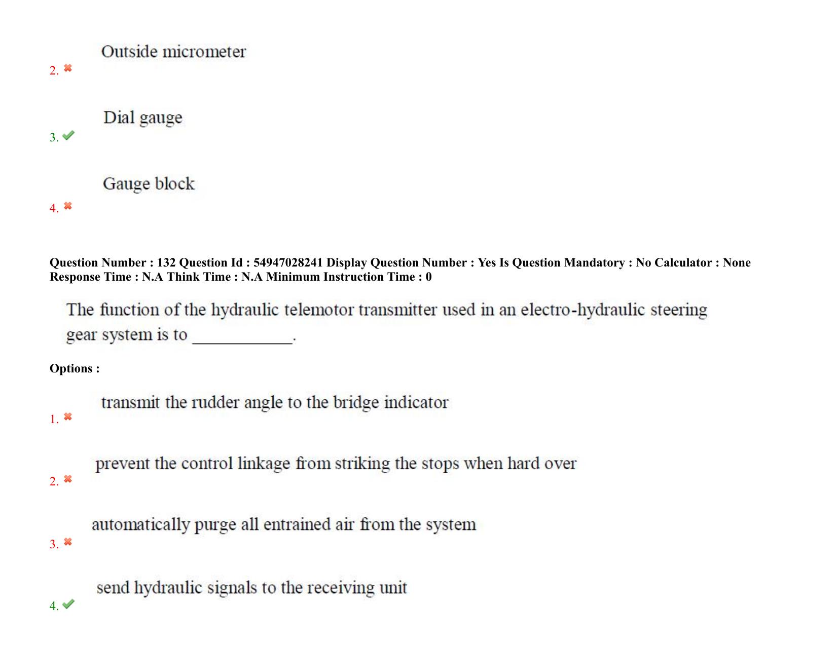 AP RCET 2022: Marine Engineering -  19-10-2022 (Wednesday) Session-I Question Paper With keys - Page 100