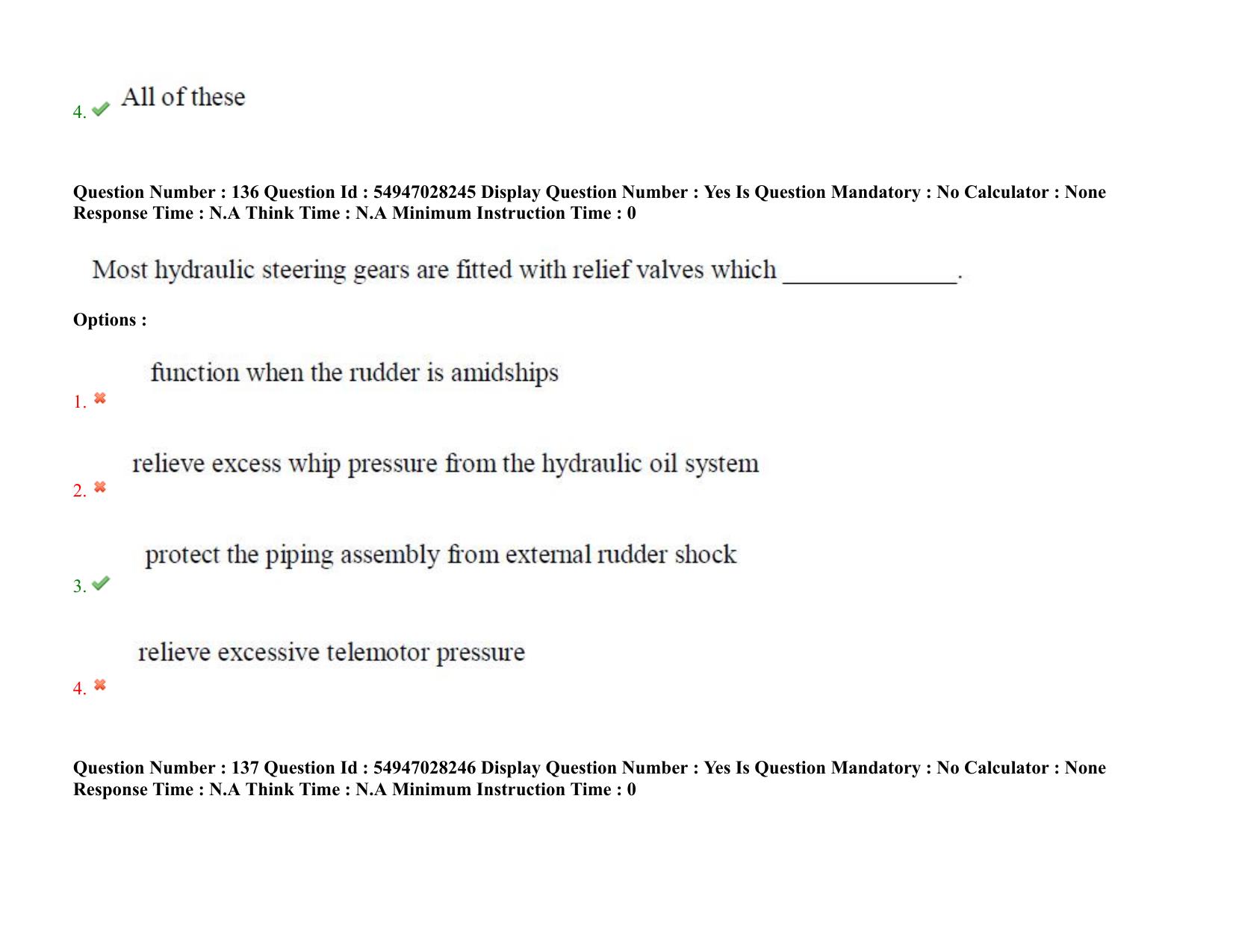 AP RCET 2022: Marine Engineering -  19-10-2022 (Wednesday) Session-I Question Paper With keys - Page 103