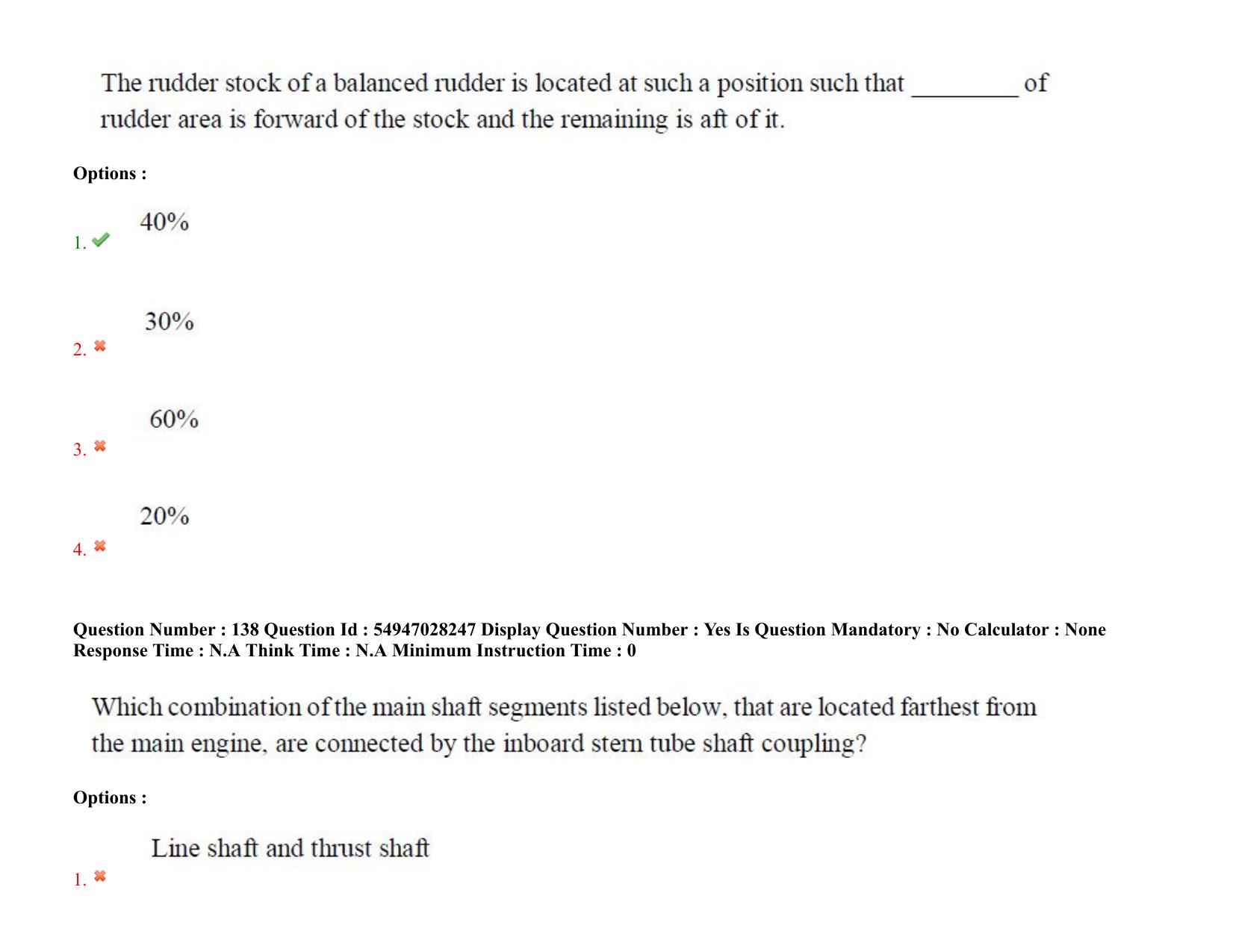 AP RCET 2022: Marine Engineering -  19-10-2022 (Wednesday) Session-I Question Paper With keys - Page 104